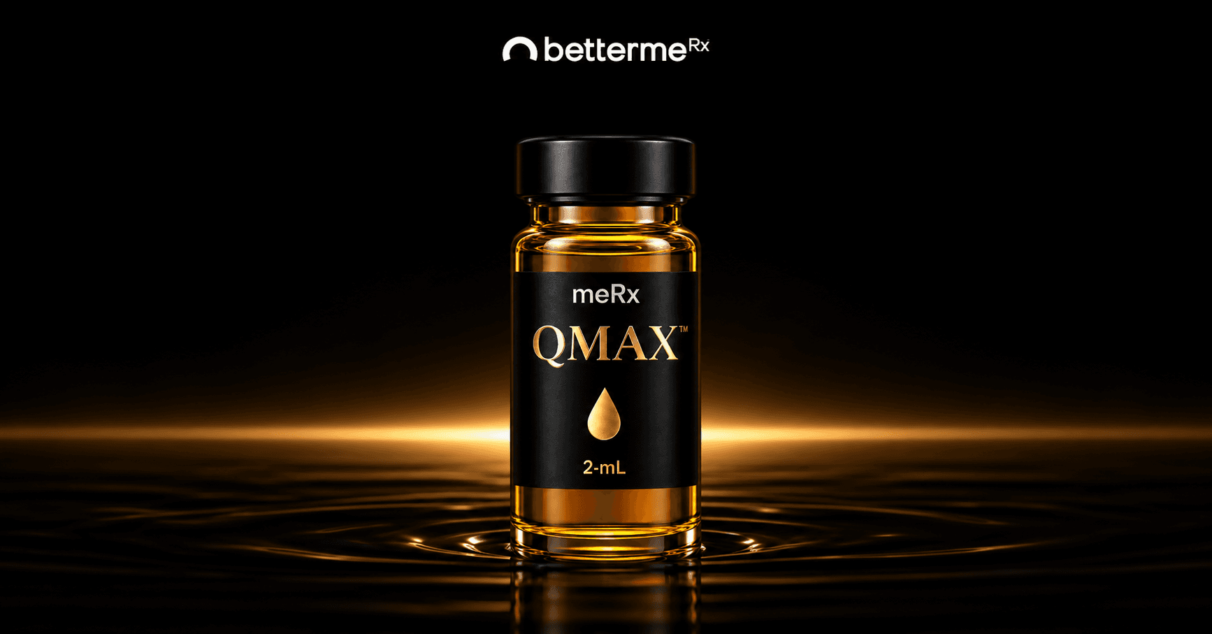 QMAX by BetterMe Rx 2-mL vial, meRx QMAX sublingual formula