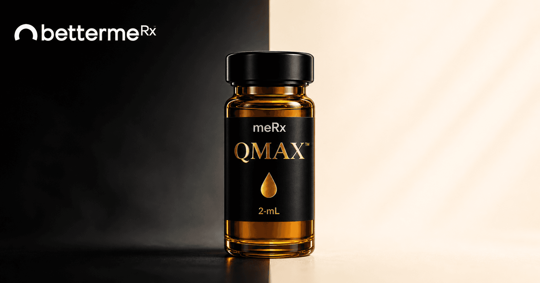 QMAX by BetterMe Rx vial, 2-mL sublingual dose